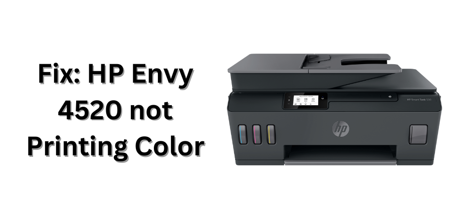 How To Fix HP Envy 4520 not Printing Color in Windows 11?