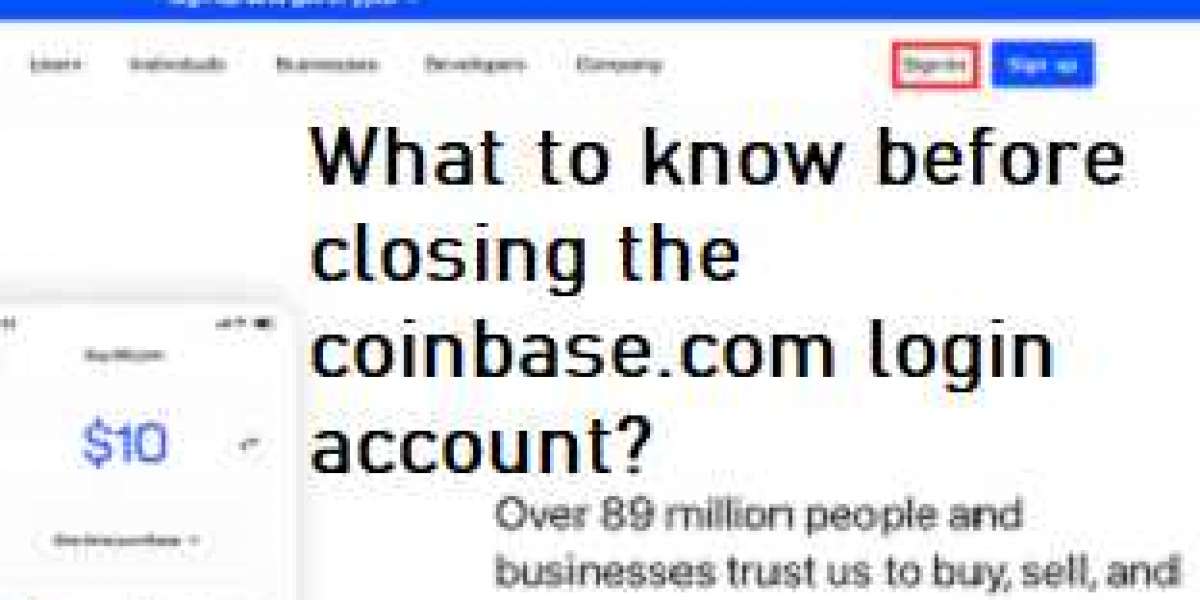 What to know before closing the coinbase.com login account?