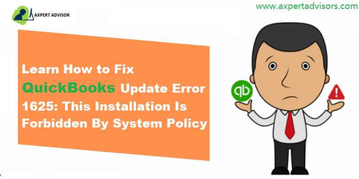 How to Resolve QuickBooks Update Error Code 1625?