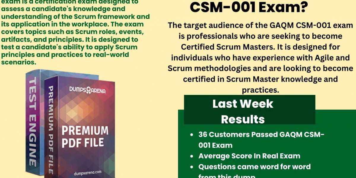 Pass the CSM-001 Exam Dumps Easily with Latest Dumps