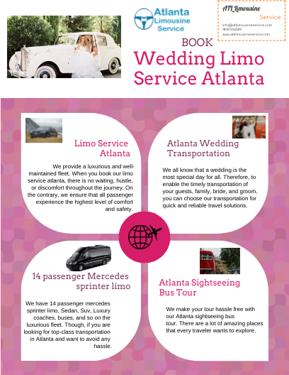 Book Best Wedding Limo Service in Atlanta - by Atl Limousine Service [Infographic]