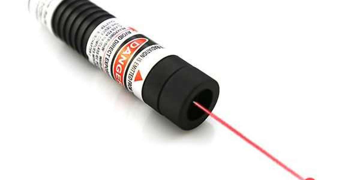 How to operate 650nm red laser diode module for clear dot alignment?
