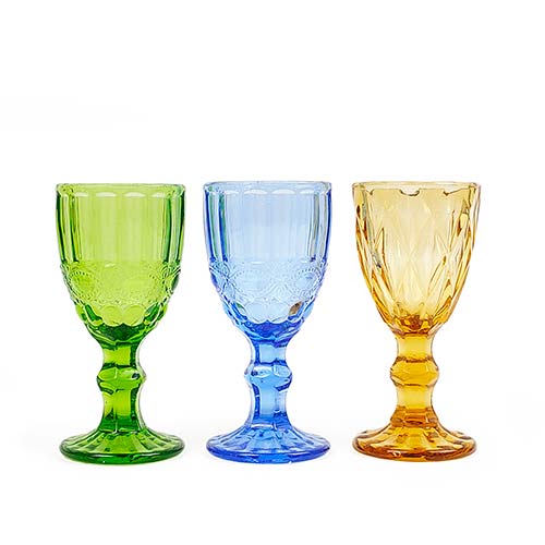 Embossed Spirit Wine Glass Cup Shot Glass Wholesale - Raylon