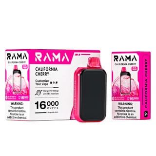 Rama Vape California Cherry 16000 Puffs | Official Site | $14.99