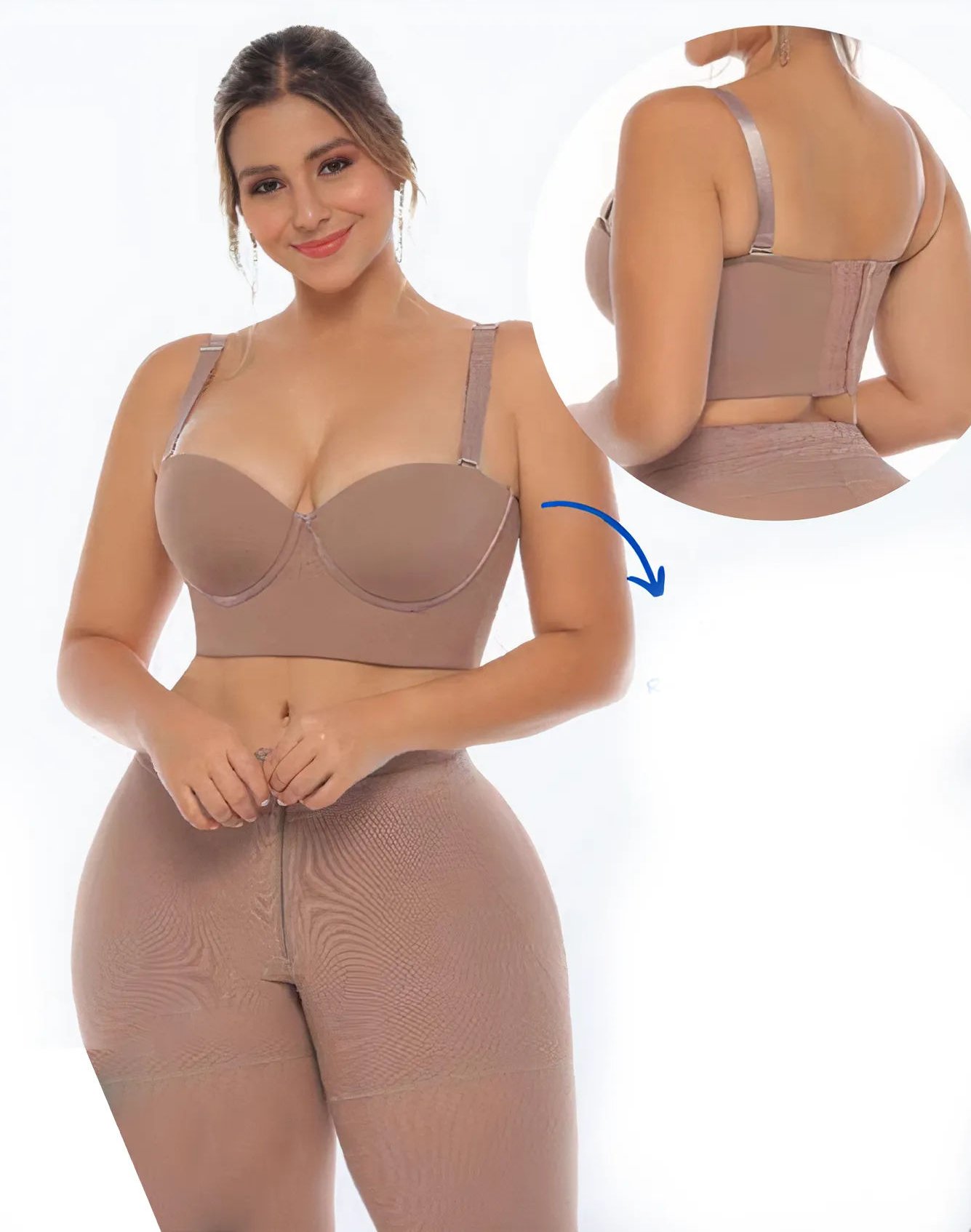 Bustier - Invisible Lycra Faja | Krush Shapewear — Krush Shapewear